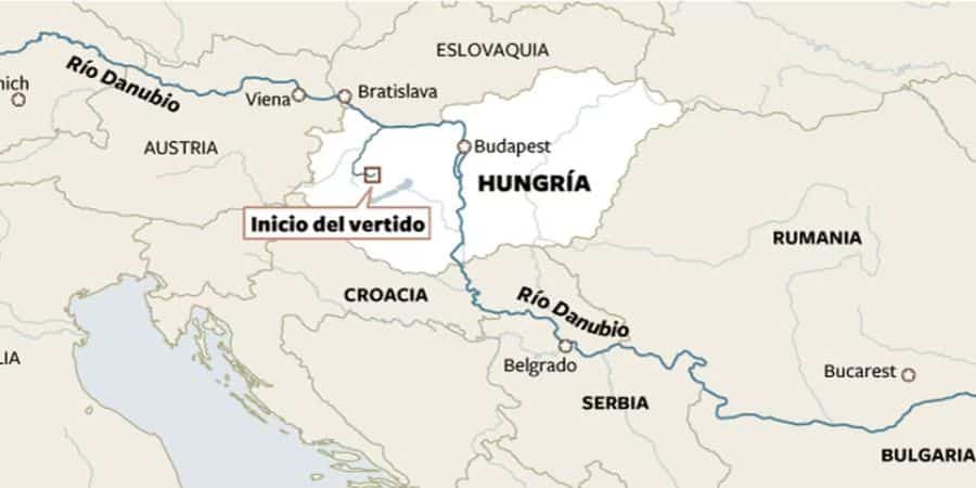 Qué naciones atraviesa el Danubio cuando fluye